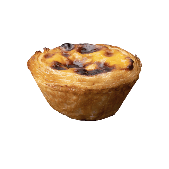 We offer three different flavors of the pastel de nata: original, mixed berry and chocolate. Your purchase includes 24 Portuguese egg tarts in the flavor of your choice and free shipping on all continental US orders.