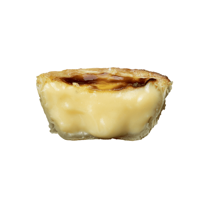 The classic Portuguese pastel de nata and Portugal’s most popular food item! Known for it's rich, creamy filling and buttery, puff pastry outer crust. Your purchase includes 24 original flavored Portuguese egg custard tarts and free shipping.